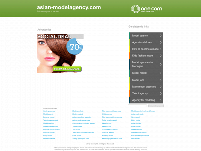 asian-modelagency.com snapshot