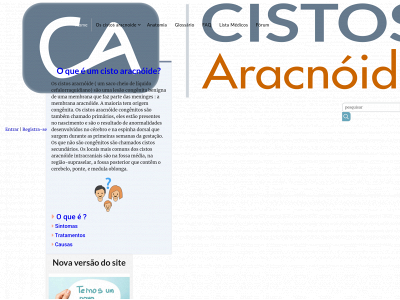 cistosaracnoide.org snapshot