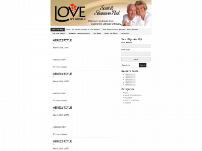 scottandshannonpeck.com snapshot