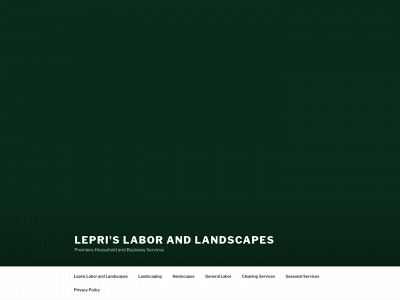 leprislaborandlandscapes.com snapshot
