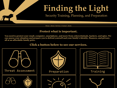 findingthelight.net snapshot
