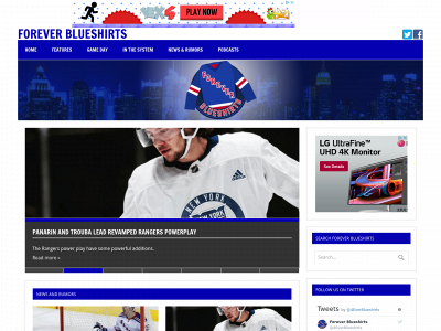 foreverblueshirts.com snapshot