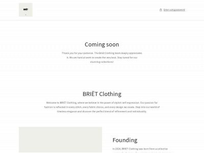 brietclothing.nl snapshot