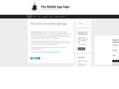 themiddleagesage.com snapshot