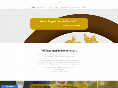 www.kinderkrippe-hummelnest.de snapshot