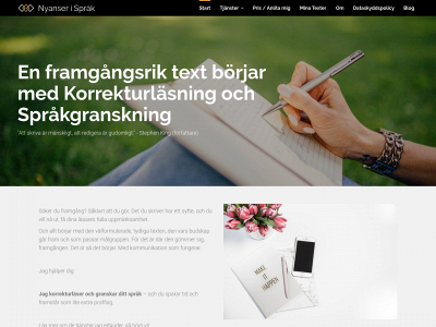 nyanserispråk.se snapshot