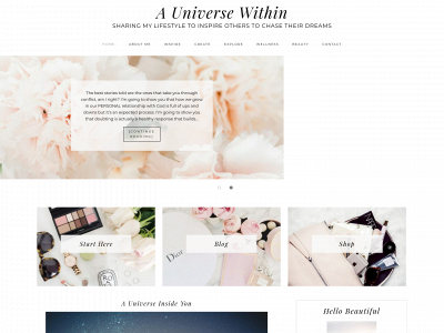 auniversewithin.com snapshot