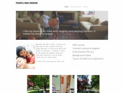 www.peacockandwhale.com snapshot