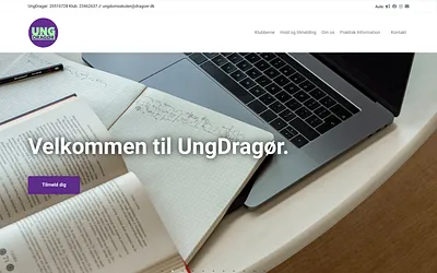ungdragoer.dk snapshot