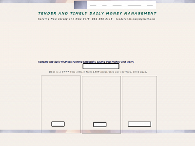 tenderandtimely.com snapshot