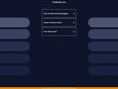 tiyablogs.com snapshot