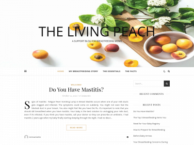 thelivingpeach.com snapshot