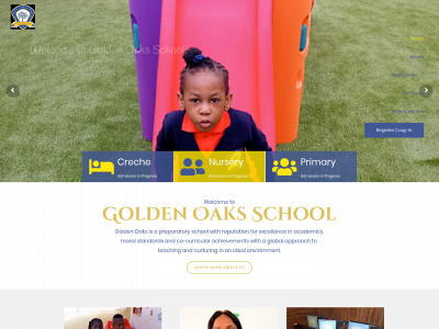 goldenoaksschool.org snapshot
