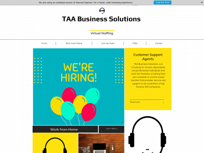 taabusinesssolutions.com snapshot