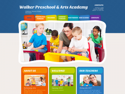 walkerartspreschool.com snapshot