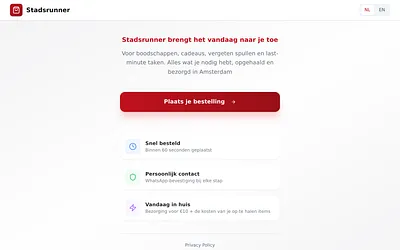 stadsrunner.nl snapshot