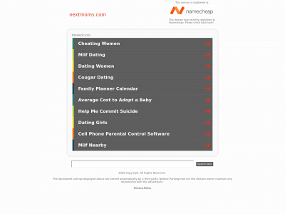 nextmoms.com snapshot
