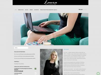 lauraid.lt snapshot