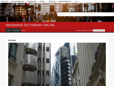 insurancedictionaryonline.com snapshot