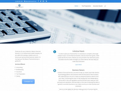 masonfinancialservices.net snapshot