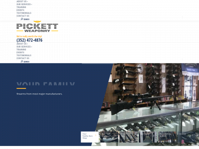 pickettweaponry.com snapshot