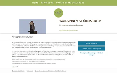 waldsinnen.at snapshot