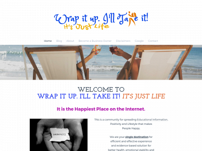 www.wrapitupblog.com snapshot