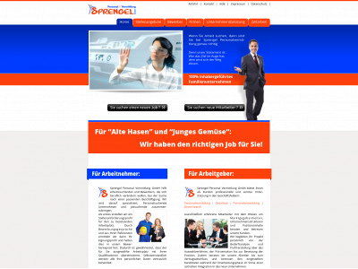 sprengel-personal.de snapshot
