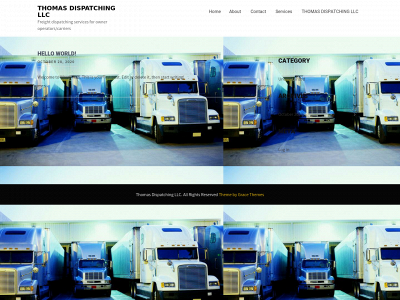 thomasdispatching.com snapshot