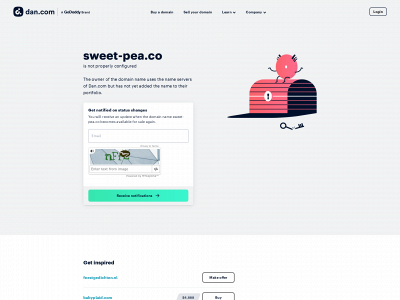 sweet-pea.co snapshot