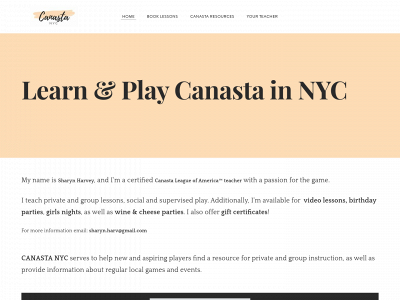 www.canastanyc.com snapshot
