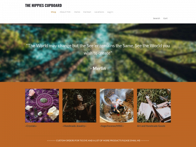 www.thehippiescupboard.com snapshot