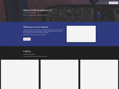 sierragolfaviation.com snapshot