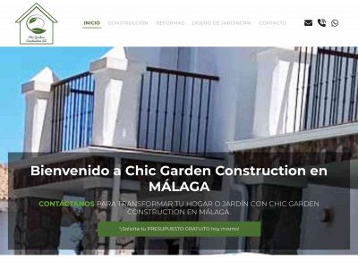 chicgardenconstruction.com snapshot