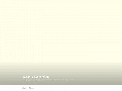 gapyearyogi.com snapshot