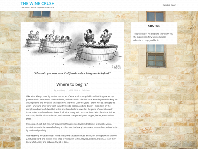 thewinecrush.blog snapshot