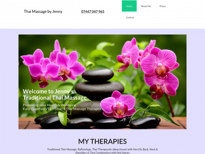 thaimassagebyjenny.com snapshot