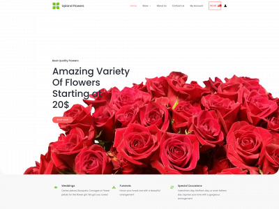 upland-flowers.com snapshot
