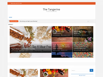 thetangerine.org snapshot