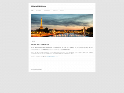 stayinparis.com snapshot
