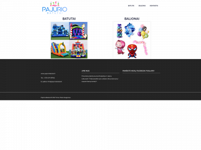 pajuriobatutai.lt snapshot