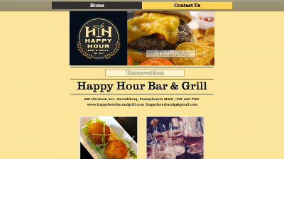 happyhourbarandgrill.com snapshot