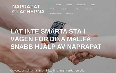 naprapatcoacherna.se snapshot