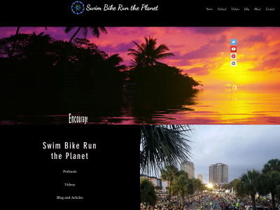 swimbikeruntheplanet.com snapshot