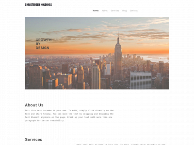 www.christensenholdings.com snapshot