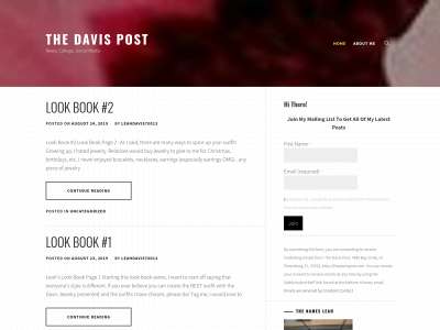 thedavispost.com snapshot