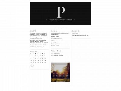 pittsburghlimousinecompany.com snapshot