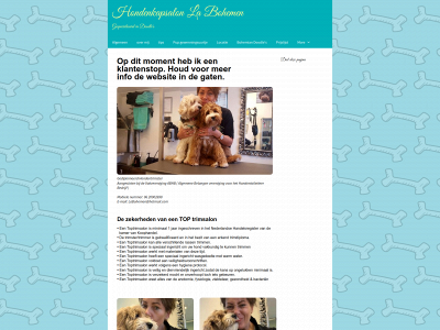 hondenkapsalonlabohemen.com snapshot