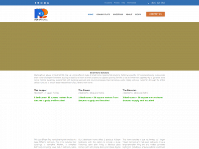 popuphomes.com.au snapshot
