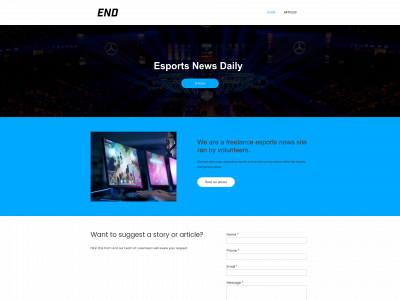 esportsnewsdaily.org snapshot